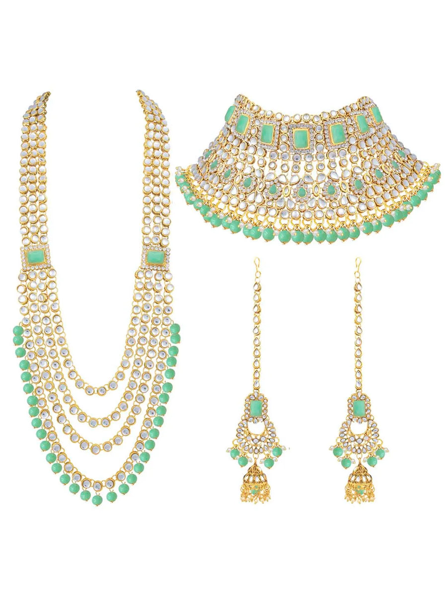 Bridal Jewellery Ensemble by Peora | Graceful Elegance for Brides