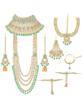 Rosa Regalia Bridal Jewellery Ensemble - Mint