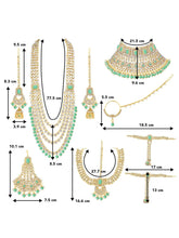 Rosa Regalia Bridal Jewellery Ensemble - Mint