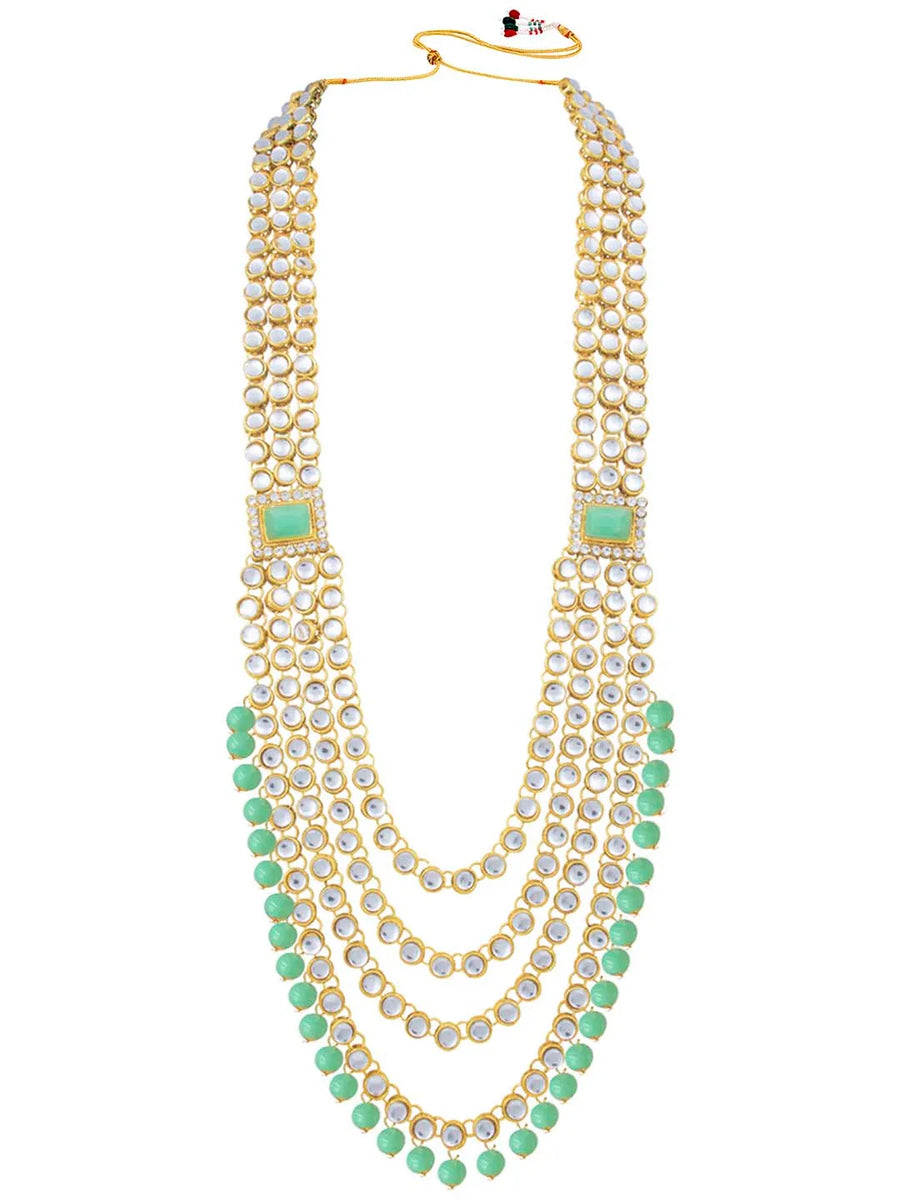 Rosa Regalia Bridal Jewellery Ensemble - Mint