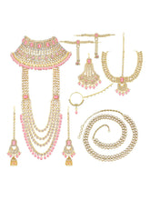 Rosa Regalia Bridal Jewellery Ensemble - Pink