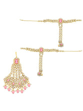 Rosa Regalia Bridal Jewellery Ensemble - Pink