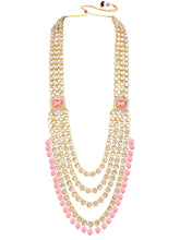 Rosa Regalia Bridal Jewellery Ensemble - Pink