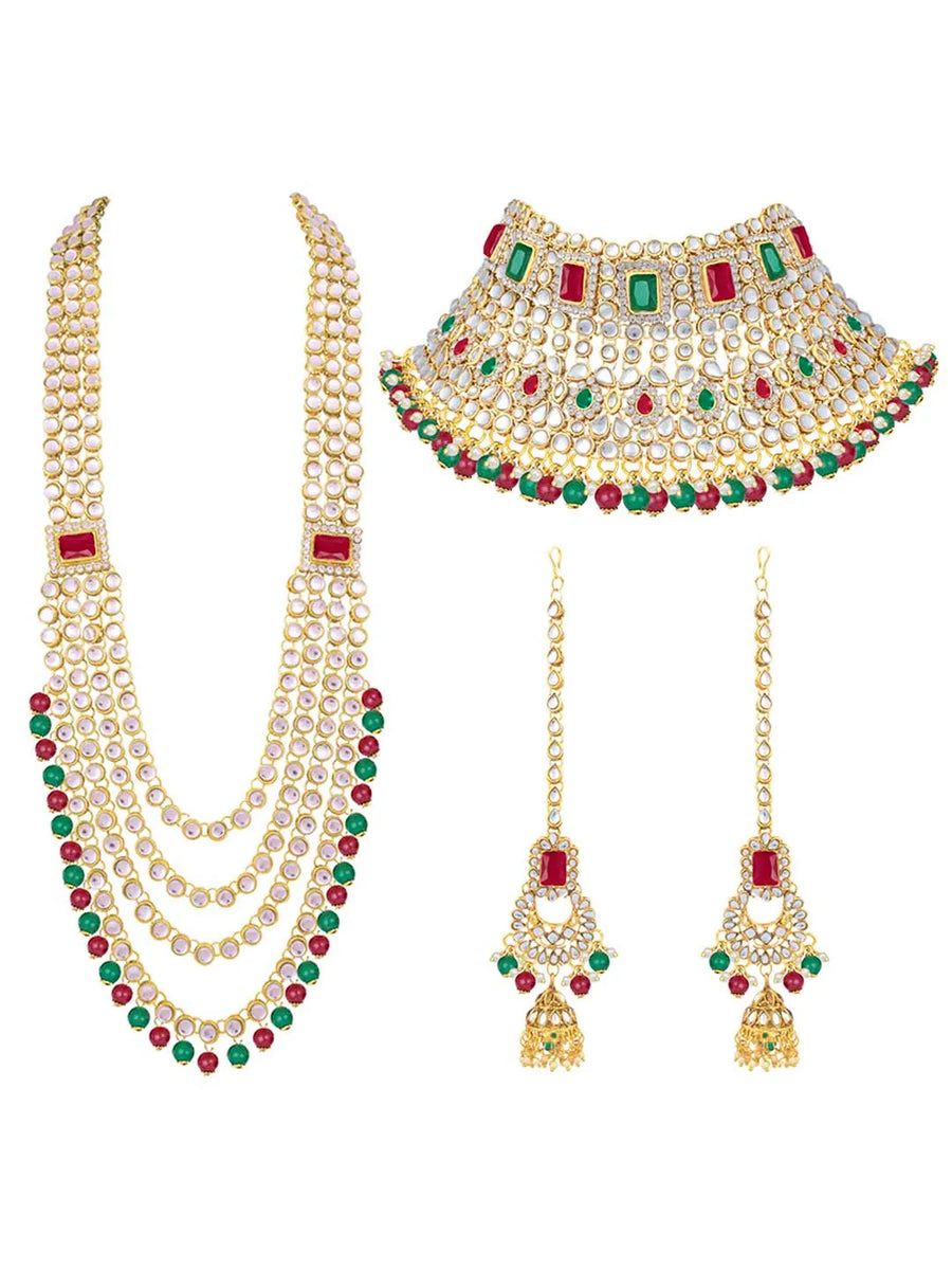 Bridal Jewellery Ensemble by Peora | Graceful Elegance for Brides