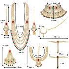 Bridal Jewellery Ensemble by Peora | Graceful Elegance for Brides