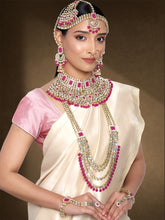 Elegance Embodied Kundan Pearl Bridal Set