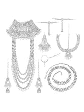Rosa Regalia Bridal Jewellery Ensemble - Rhodium White