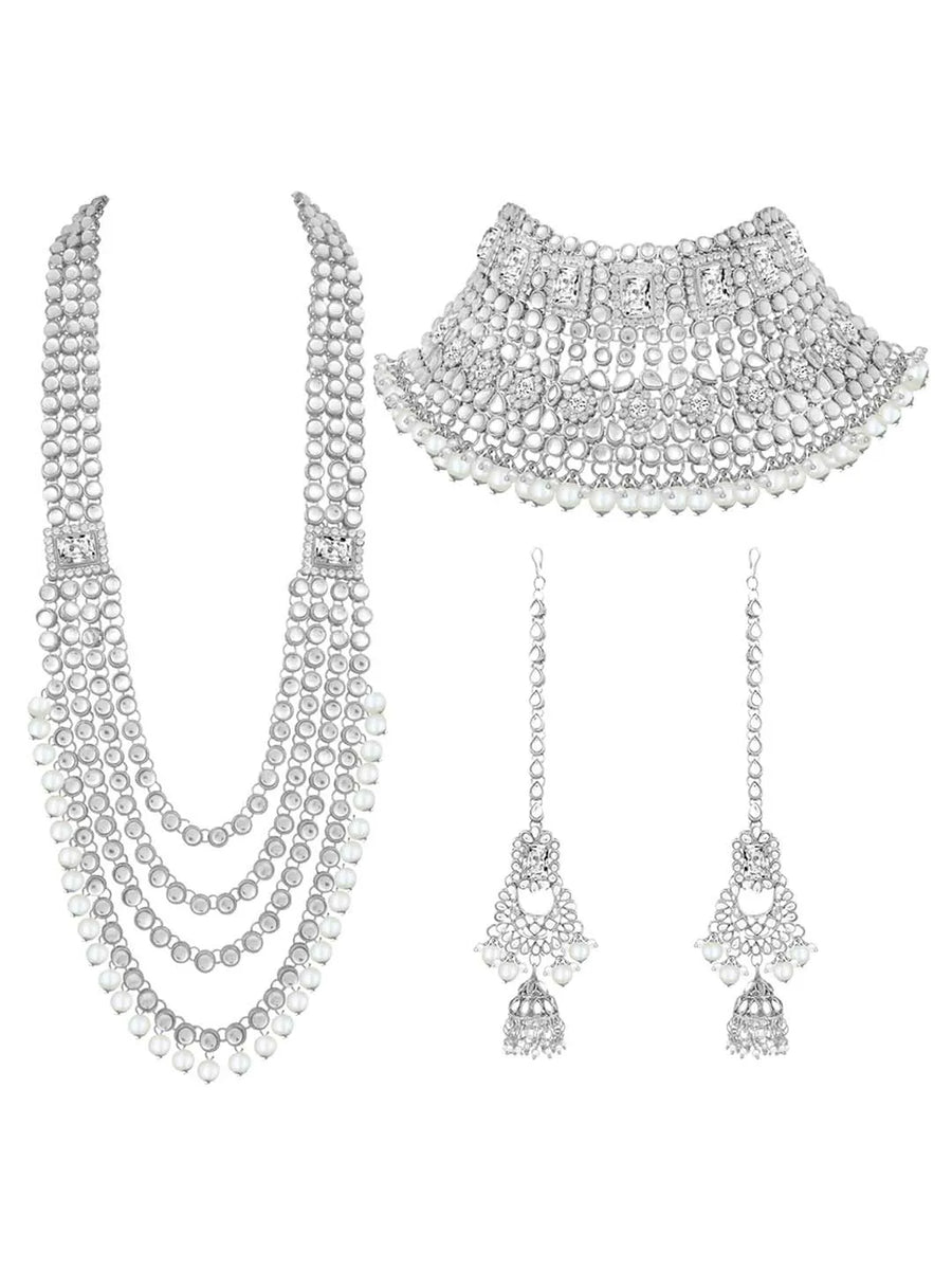 Bridal Jewellery Ensemble by Peora | Graceful Elegance for Brides