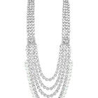 Rosa Regalia Bridal Jewellery Ensemble - Rhodium White