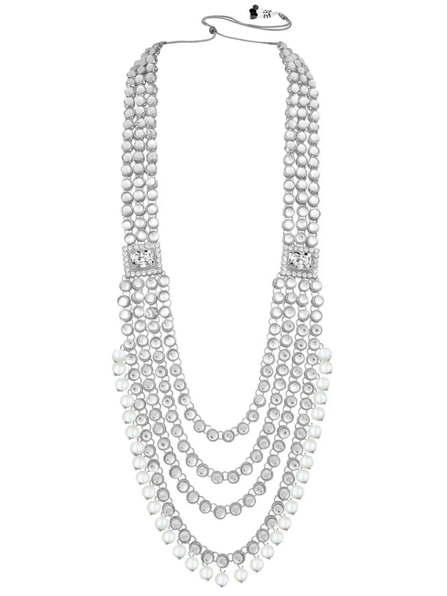 Rosa Regalia Bridal Jewellery Ensemble - Rhodium White