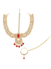 Elegance Embodied Kundan Pearl Bridal Set