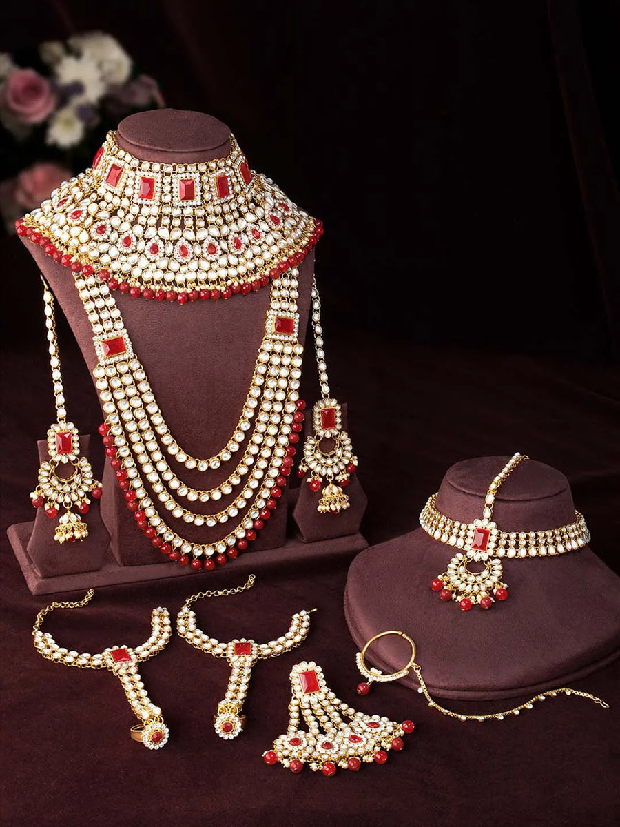 Enchanting Bridal Jewellery Collection - Red