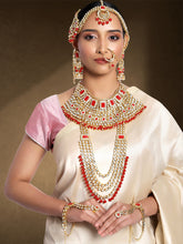 Elegance Embodied Kundan Pearl Bridal Set