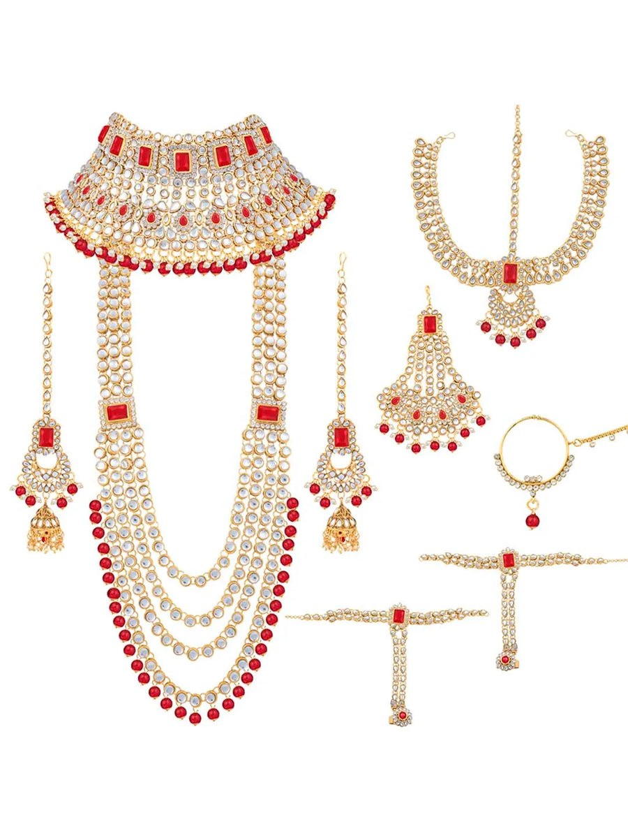 Enchanting Bridal Jewellery Collection - Red