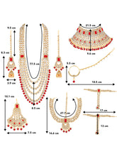 Elegance Embodied Kundan Pearl Bridal Set