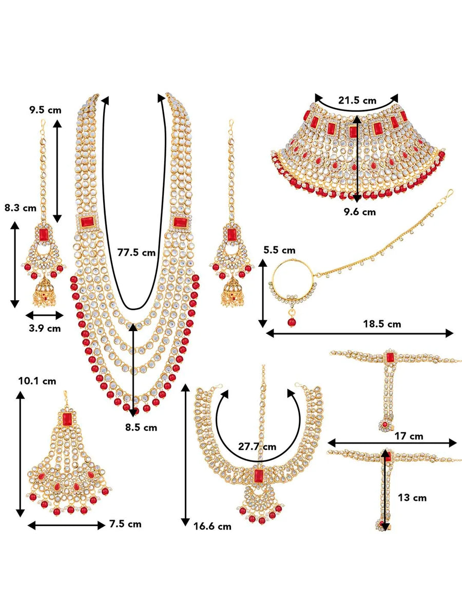Enchanting Bridal Jewellery Collection - Red