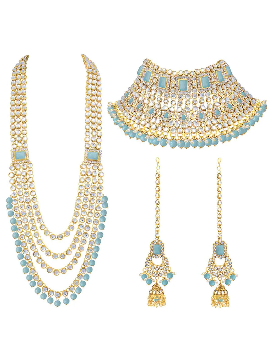 Bridal Jewellery Ensemble by Peora | Graceful Elegance for Brides