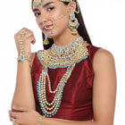 Rosa Regalia Bridal Jewellery Ensemble - Sky Blue