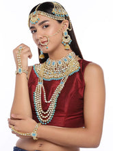 Rosa Regalia Bridal Jewellery Ensemble - Sky Blue