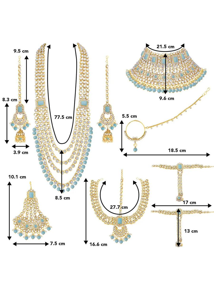 Bridal Jewellery Ensemble by Peora | Graceful Elegance for Brides