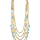 Rosa Regalia Bridal Jewellery Ensemble - Sky Blue