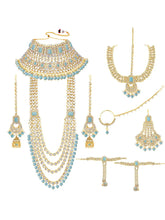 Rosa Regalia Bridal Jewellery Ensemble - Sky Blue