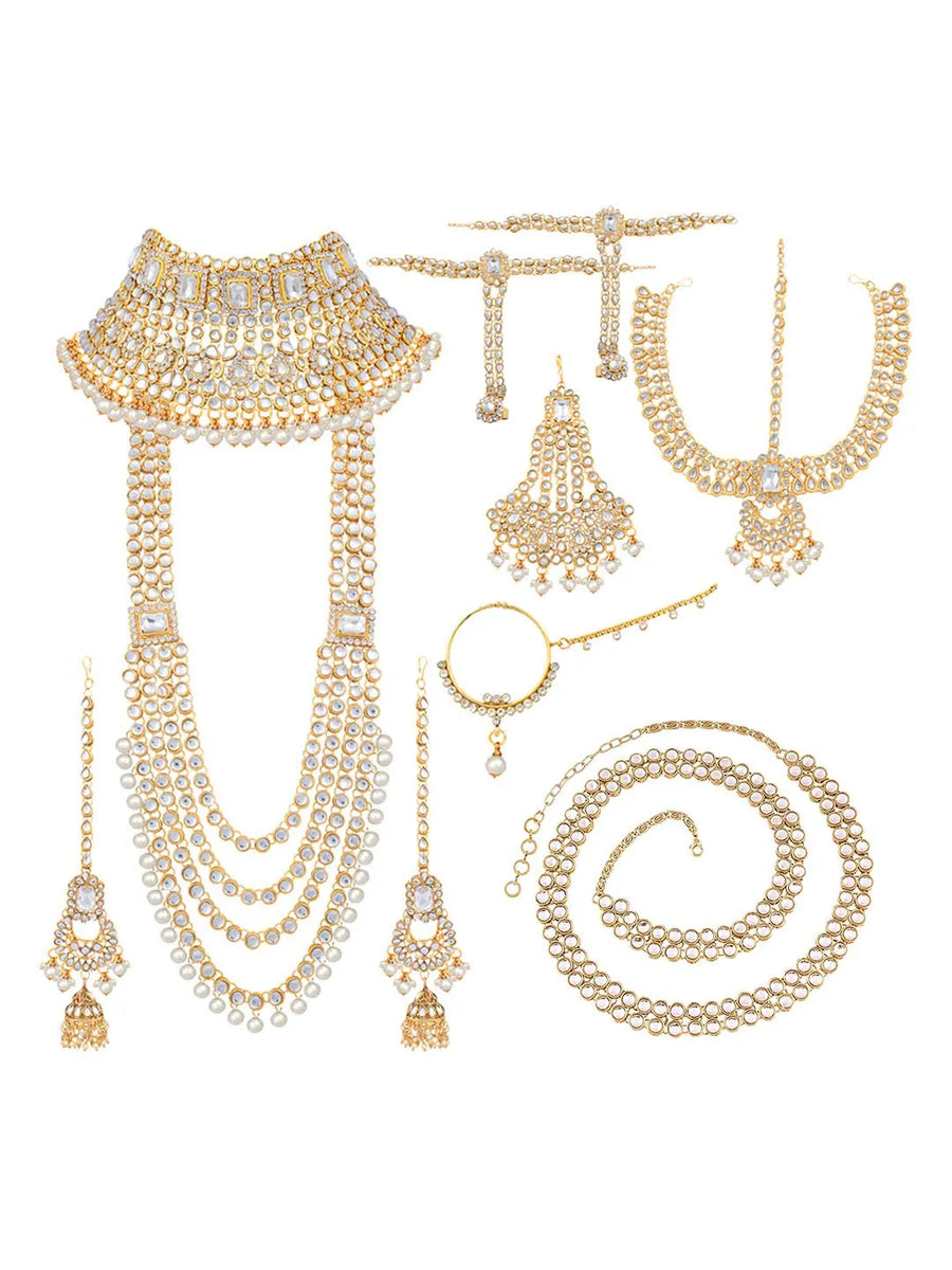 Bridal Jewellery Ensemble by Peora | Graceful Elegance for Brides