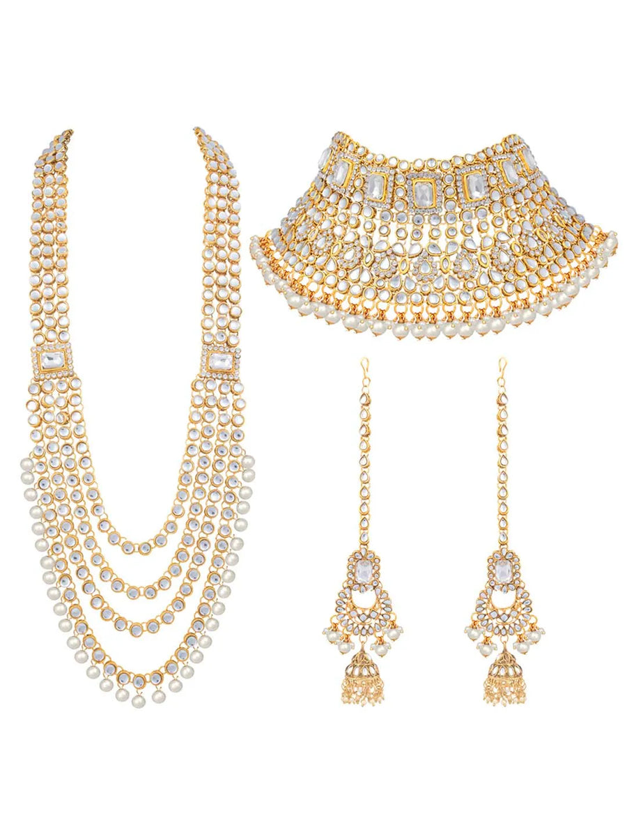 Bridal Jewellery Ensemble by Peora | Graceful Elegance for Brides
