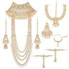 Rosa Regalia Bridal Jewellery Ensemble - White