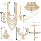 Rosa Regalia Bridal Jewellery Ensemble - White
