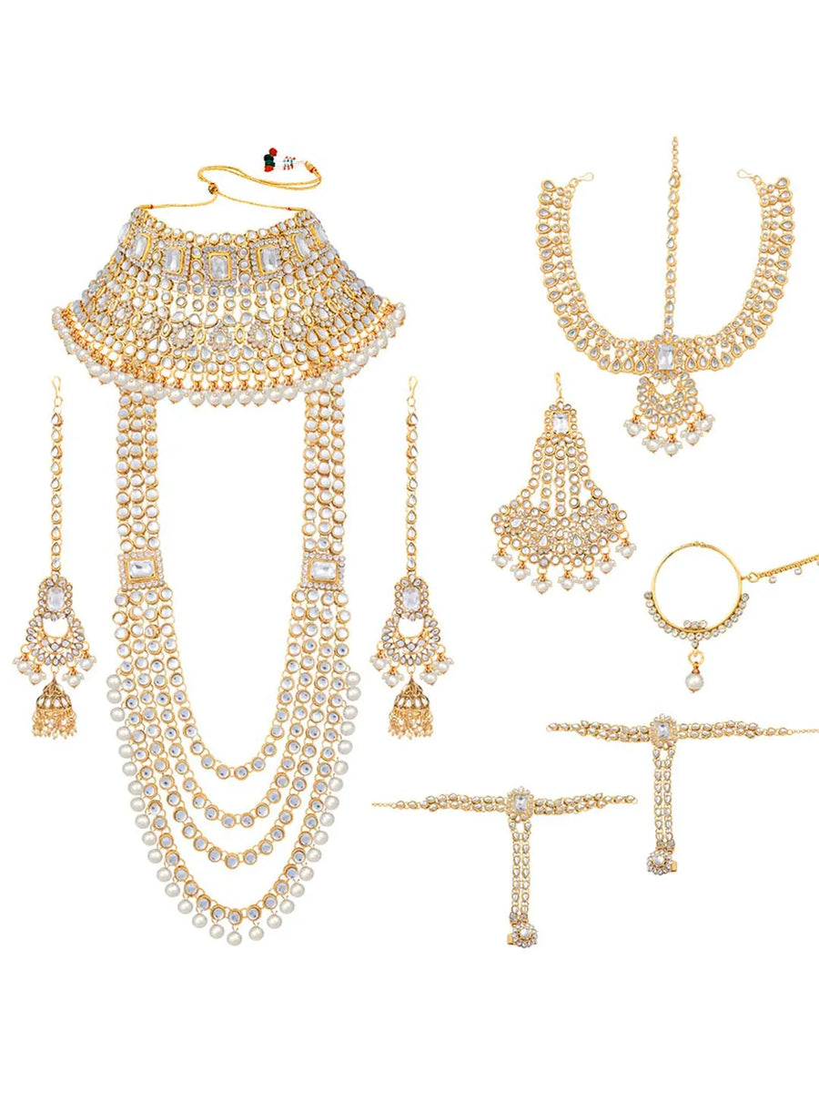 Bridal Jewellery Ensemble by Peora | Graceful Elegance for Brides