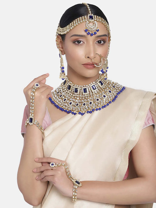 Celestial Charm A Starry Bridal Set - Blue