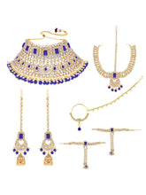 Celestial Charm A Starry Bridal Set - Blue
