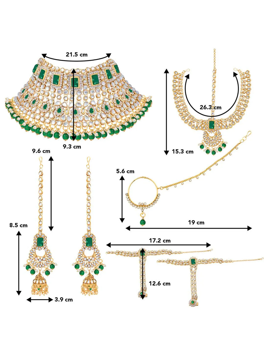 Starry Bridal Set – Sparkling Elegance for Your Big Day | Peora