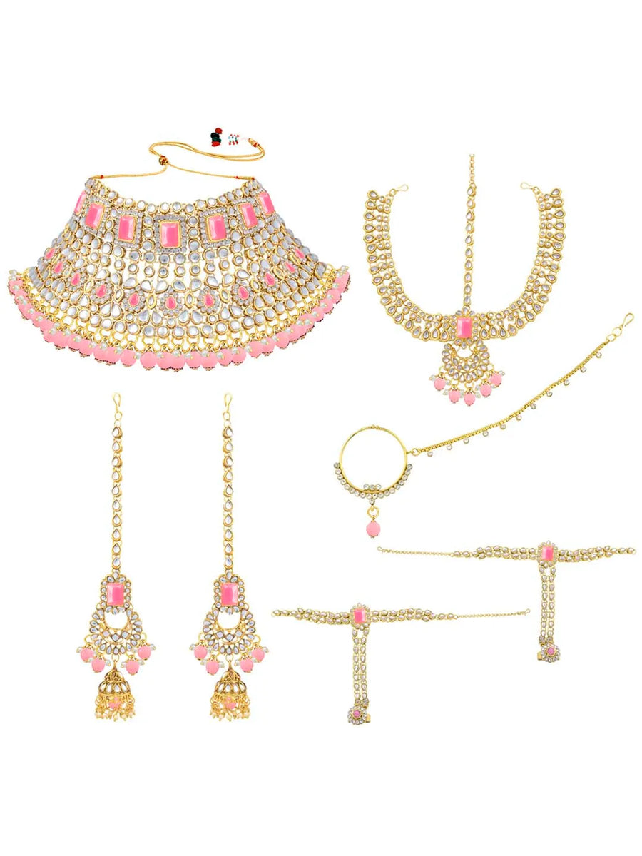 Celestial Charm A Starry Bridal Set - Pink