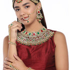 Celestial Charm A Starry Bridal Set - Red & Green