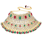 Celestial Charm A Starry Bridal Set - Red & Green