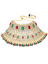 Celestial Charm A Starry Bridal Set - Red & Green