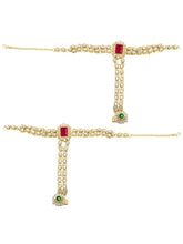 Celestial Charm A Starry Bridal Set - Red & Green