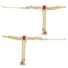 Celestial Charm A Starry Bridal Set - Rani Pink