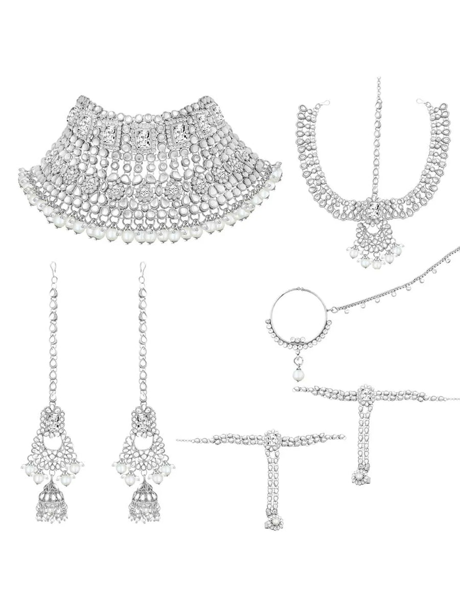 Starry Bridal Set – Sparkling Elegance for Your Big Day | Peora