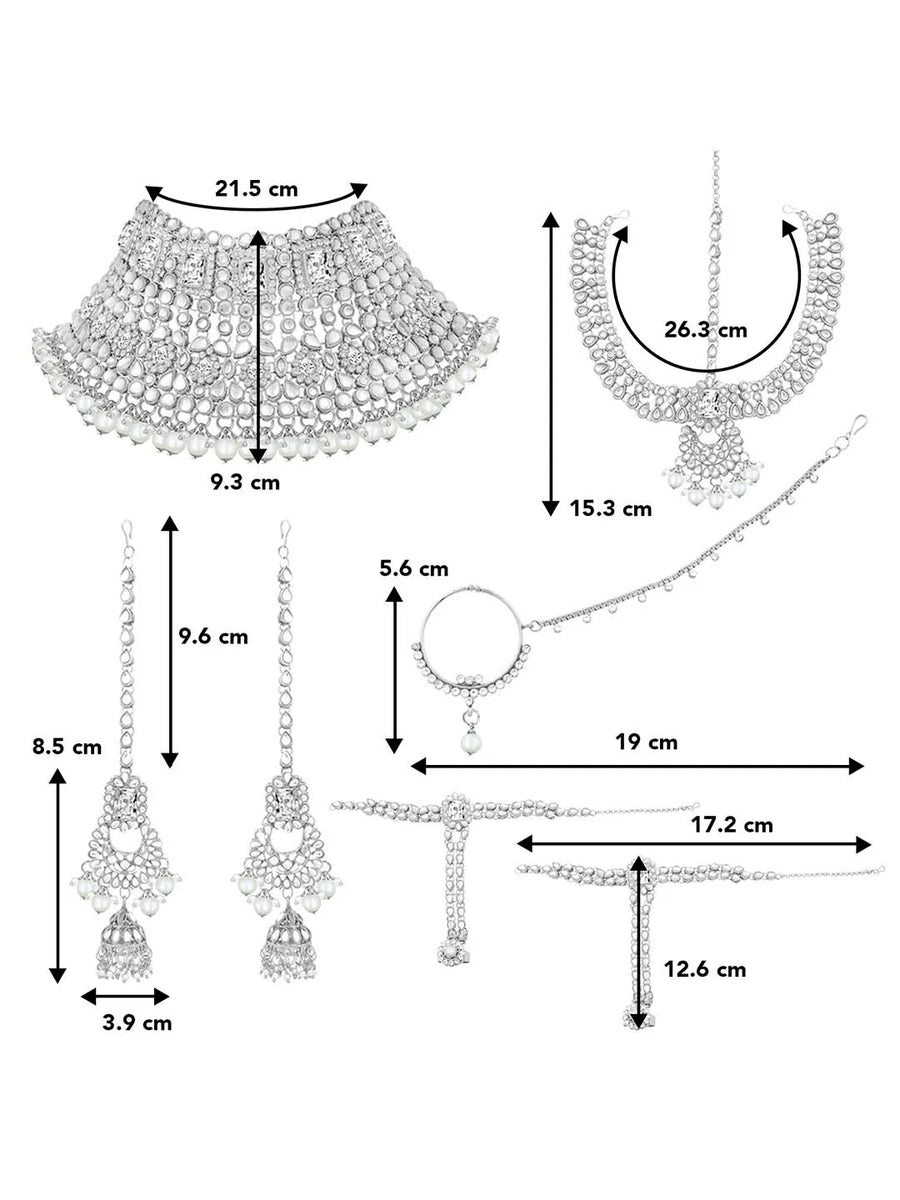Starry Bridal Set – Sparkling Elegance for Your Big Day | Peora