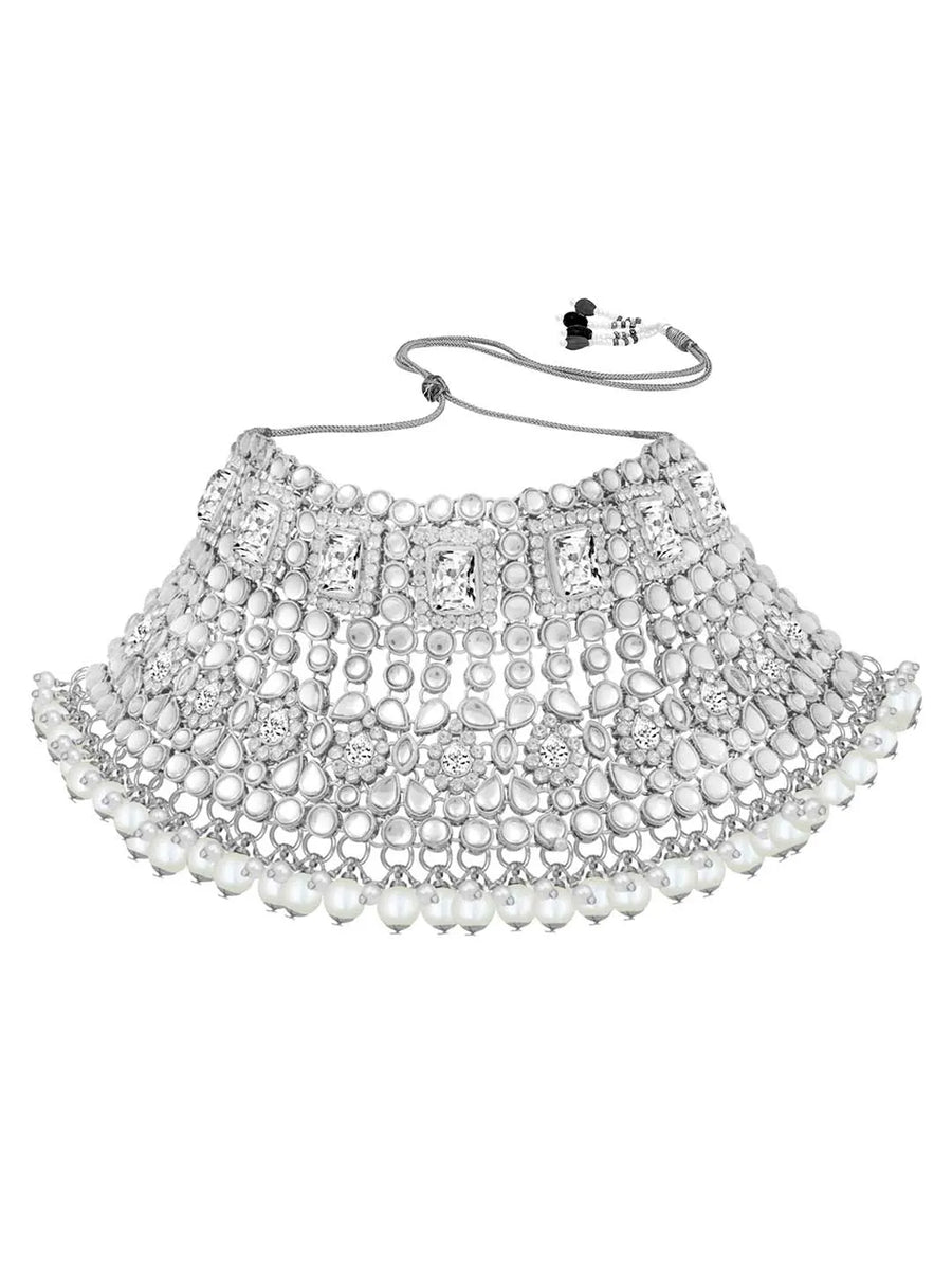 Celestial Charm A Starry Bridal Set - White-2