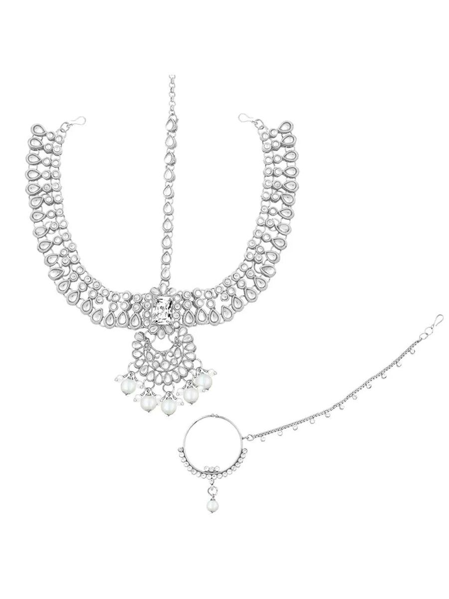 Starry Bridal Set – Sparkling Elegance for Your Big Day | Peora