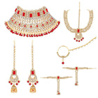 Celestial Charm A Starry Bridal Set - Red