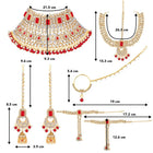Celestial Charm A Starry Bridal Set - Red