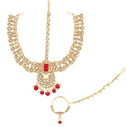 Celestial Charm A Starry Bridal Set - Red