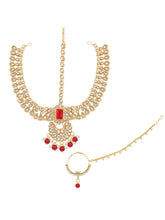 Celestial Charm A Starry Bridal Set - Red