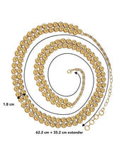 Kundan Belly Chain by Peora | Traditional Elegance with Royal Charm