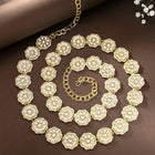 Timeless Kundan & Pearl Flower Chain